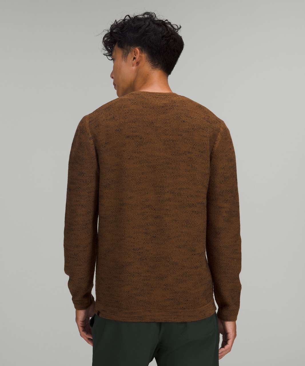 Lululemon Cascade Coast Crew - Copper Brown / Black