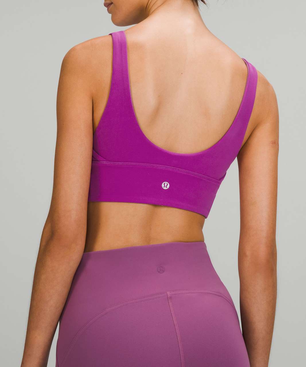 Lululemon Align Bra Reversible A/B Cup Size 6 Vivid Plum Vintage Plum 62239