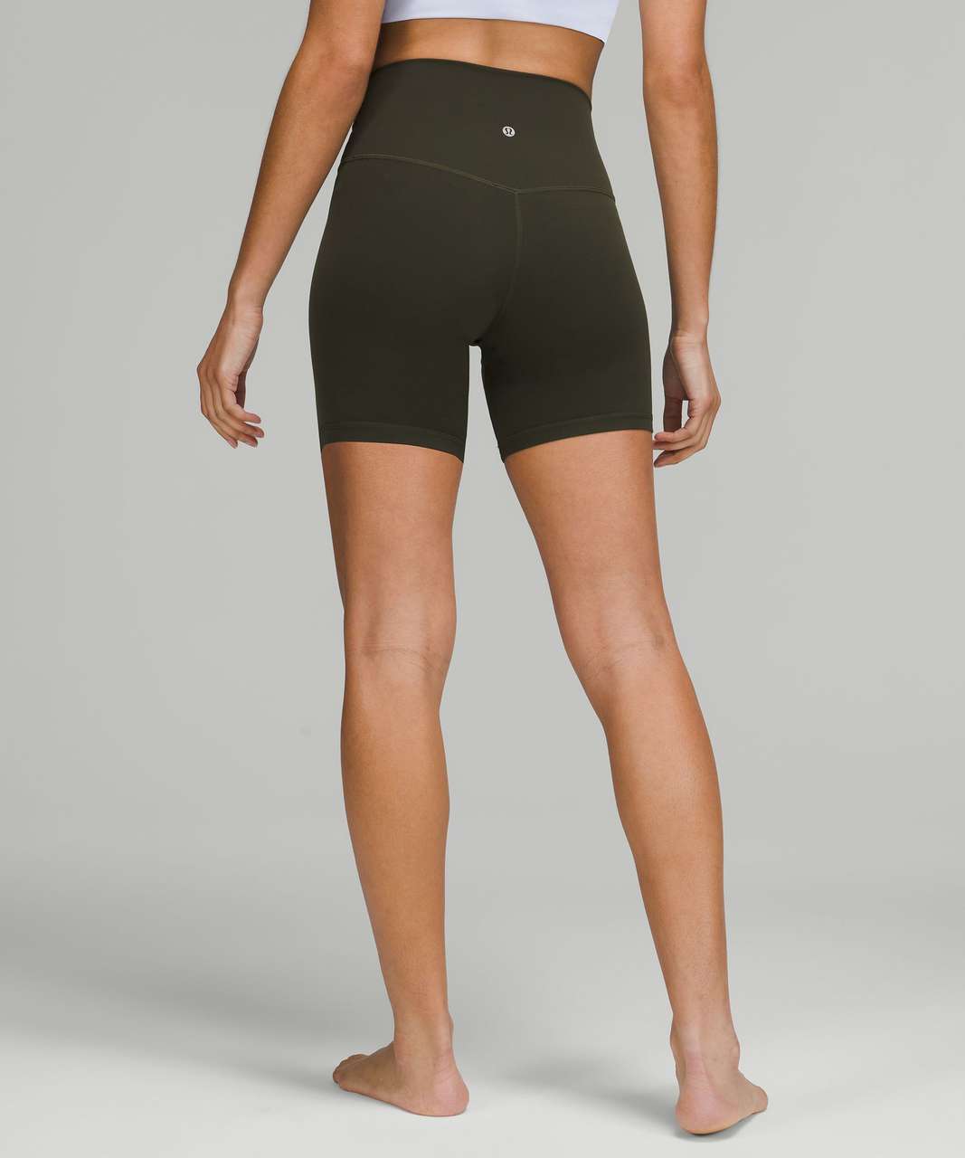 Lululemon Align High-Rise Short 4 - Dark Forest - lulu fanatics