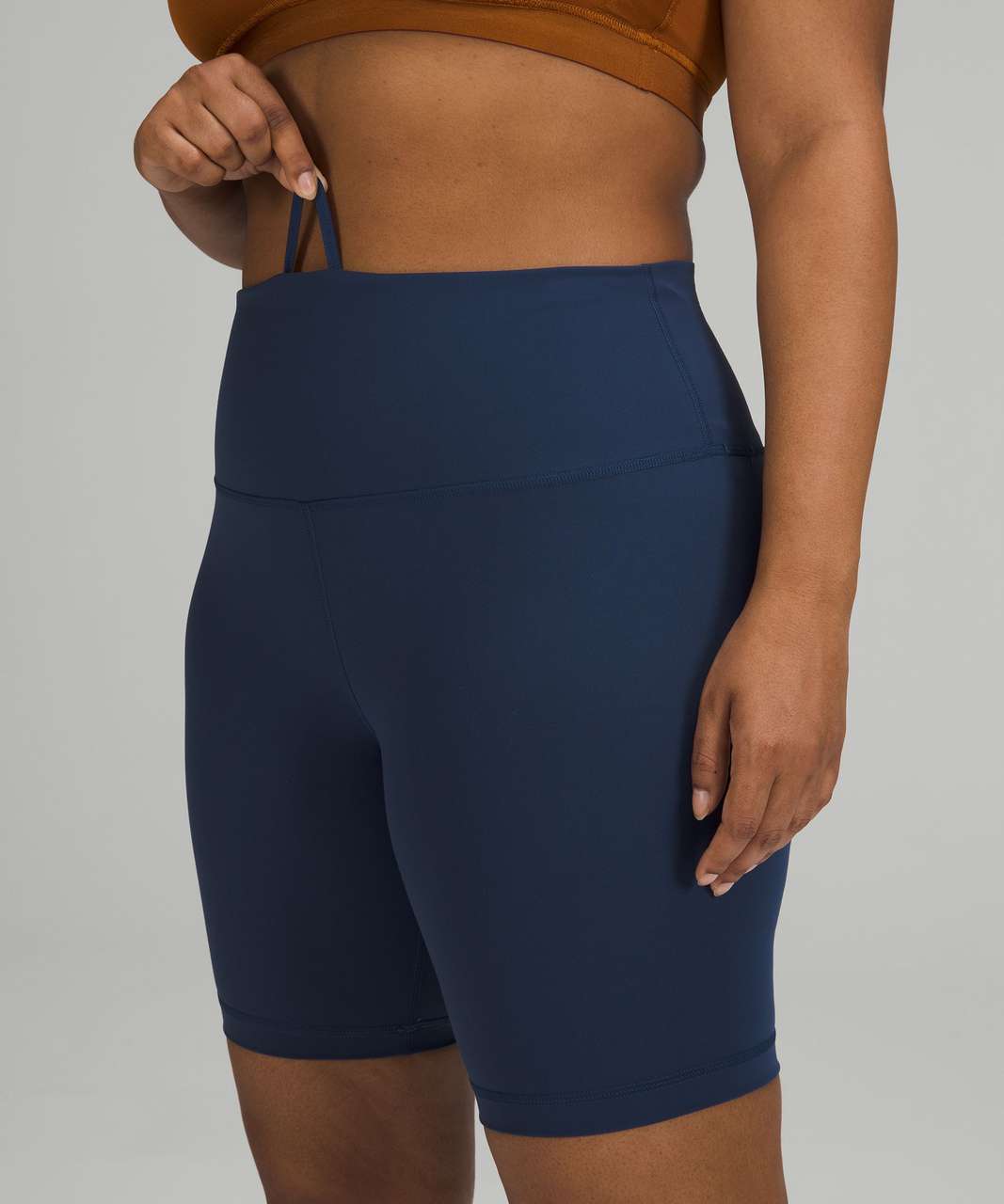 Lululemon Wunder Train High-Rise Short 8" - Mineral Blue