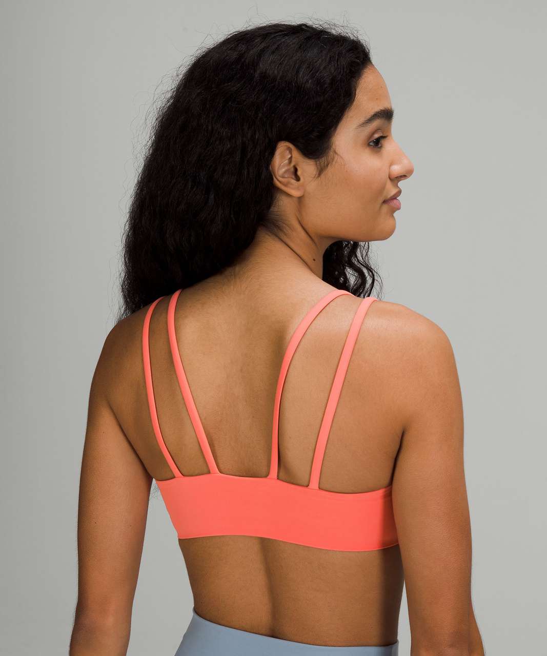 Lululemon Composed Bra Light Support Wide Strap Mesh B/C Cup Large