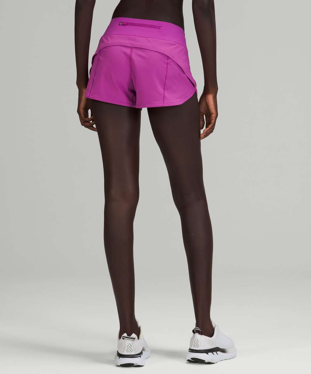 Lululemon Speed Shorts Athletic Purple Trim Colorful Waistband *2.5 Size 10