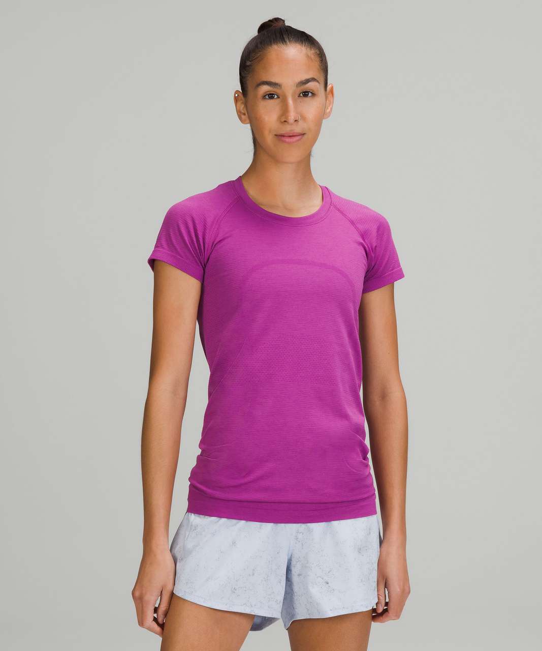 Lululemon Swiftly Tech Short Sleeve Shirt 2.0 - Wisteria Purple / Wisteria  Purple - lulu fanatics