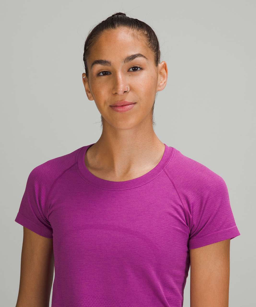 Lululemon Swiftly Tech Short Sleeve Shirt 2.0 - Vivid Plum / Vivid Plum