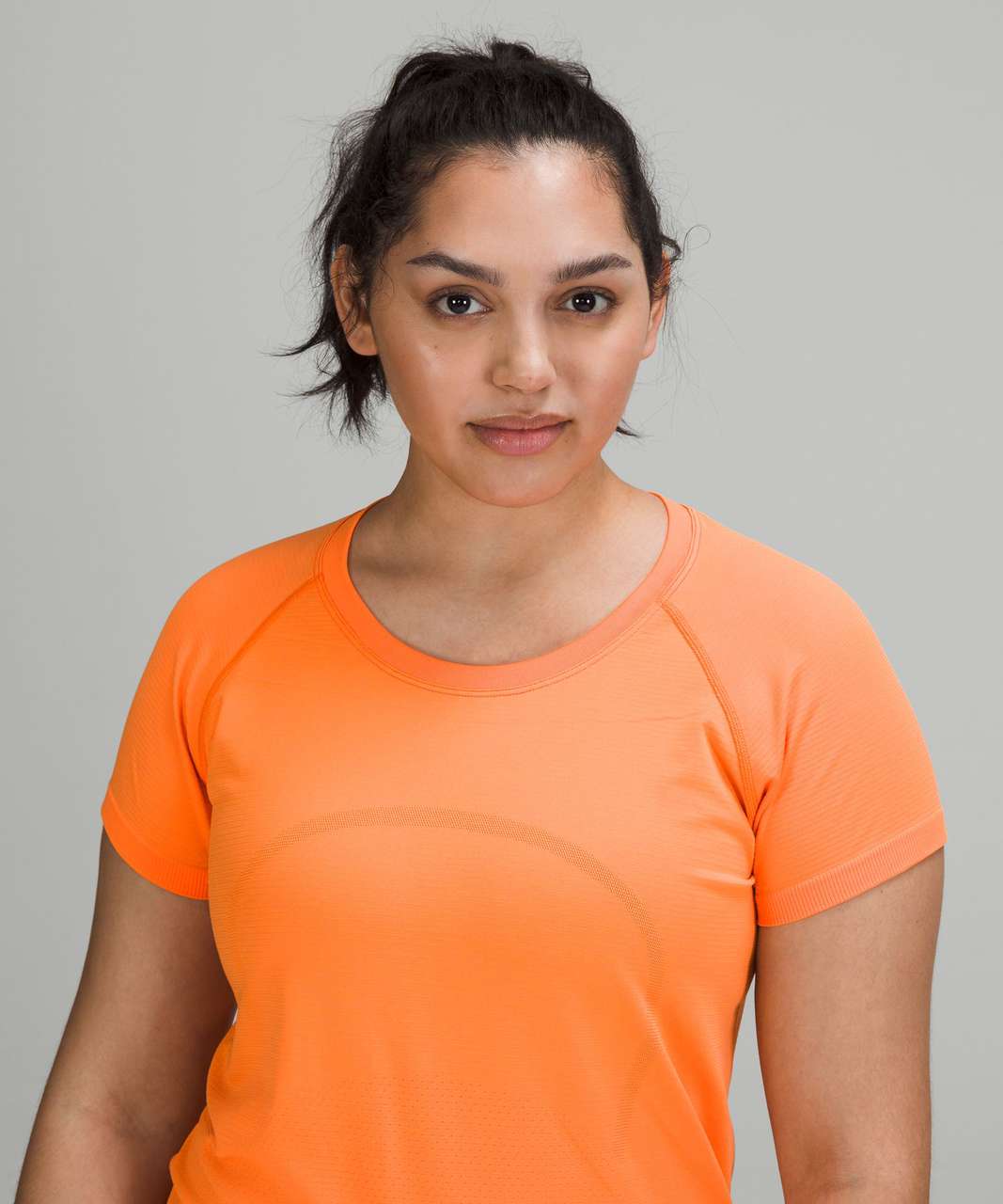 Lululemon Swiftly Tech Short Sleeve Shirt 2.0 - Orange Soda / Orange Soda