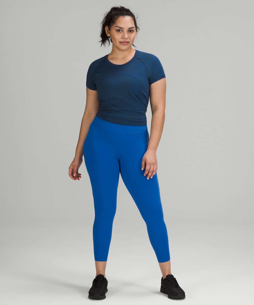 lululemon Base Pace High-Rise Crop 23-Blazer Blue Tone-Size 20