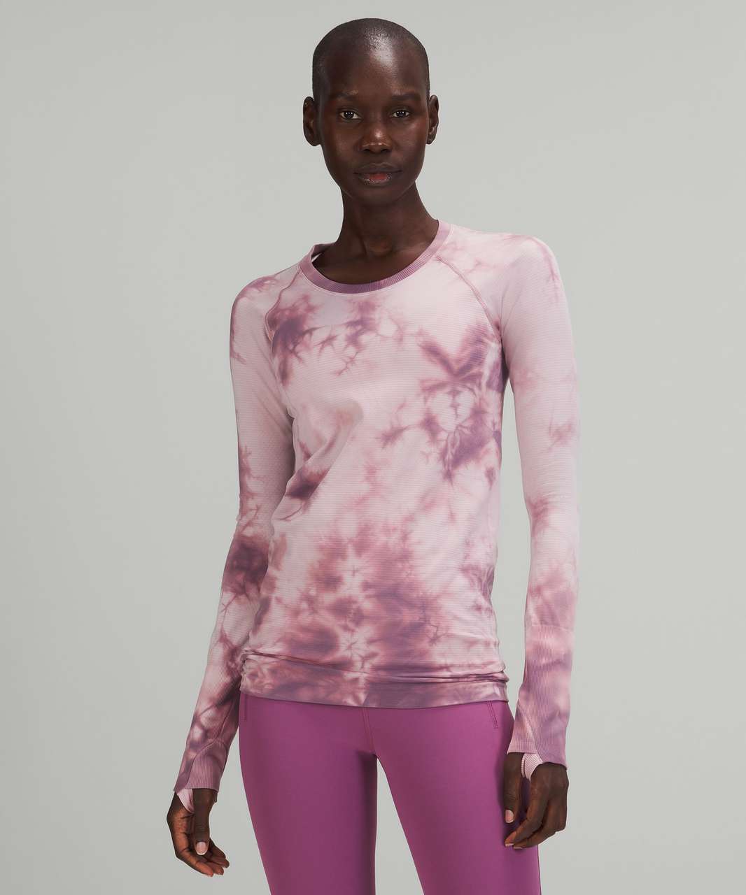 Swiftly Tech Long-Sleeve Shirt 2.0 Race Length *Marble Dye