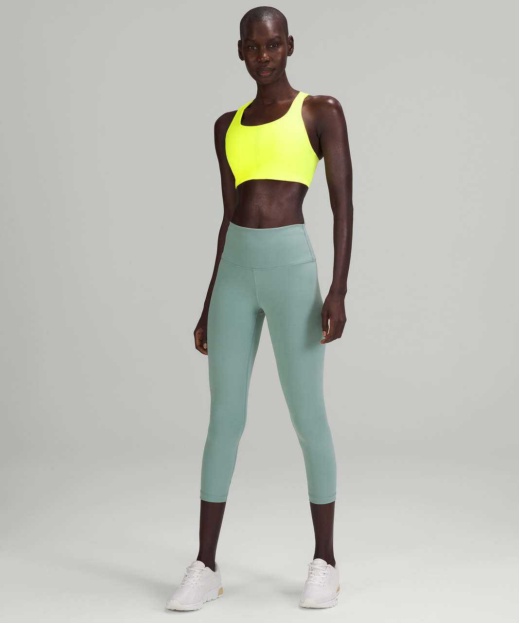 Lululemon Invigorate Bra with Clasp *High Support, B/C Cup - Electric Lemon  - lulu fanatics