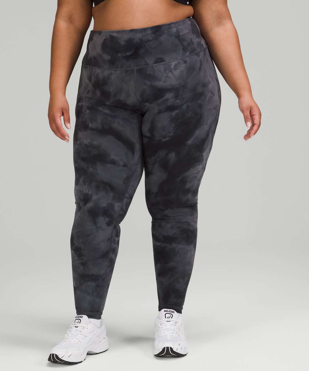 Lululemon Wunder Train High-Rise Tight 28" - Diamond Dye Pitch Grey Graphite Grey