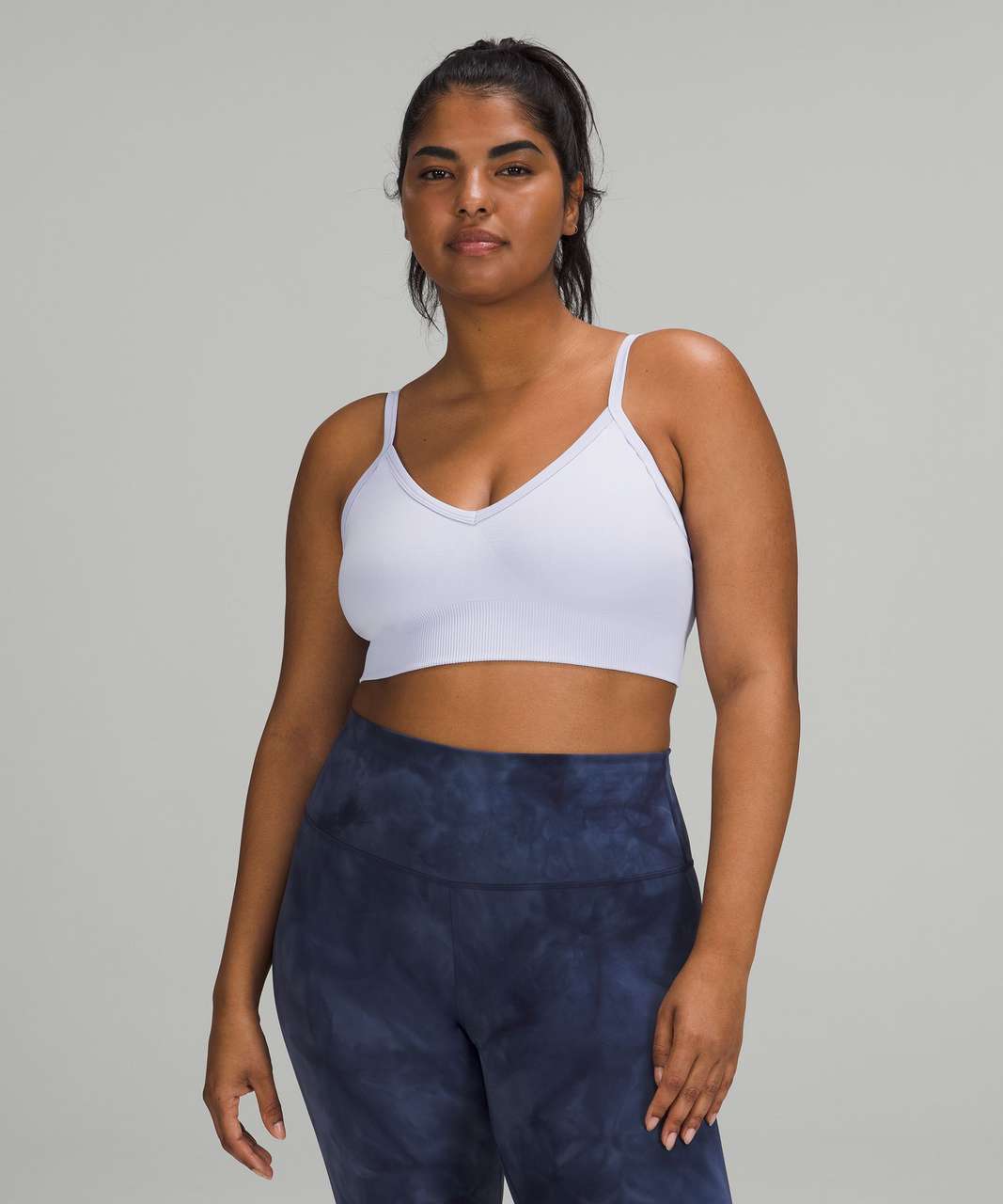 Lululemon Ebb to Street Bra *Light Support, C/D Cup - Pastel Blue