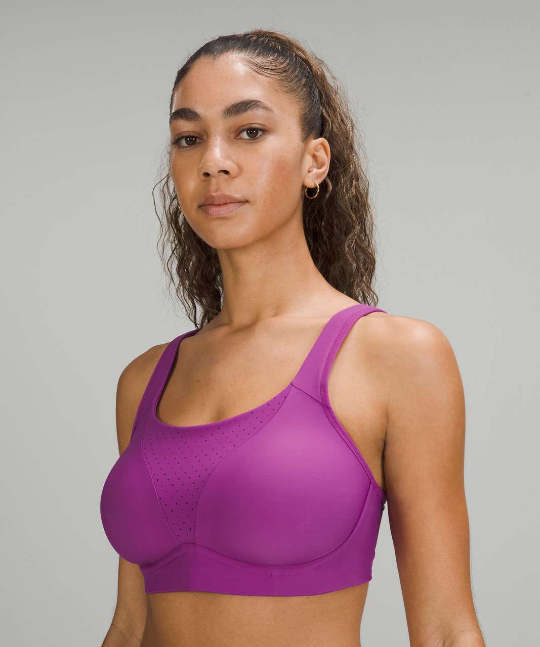 High Support Sports Bra - Plum purple - Ladies