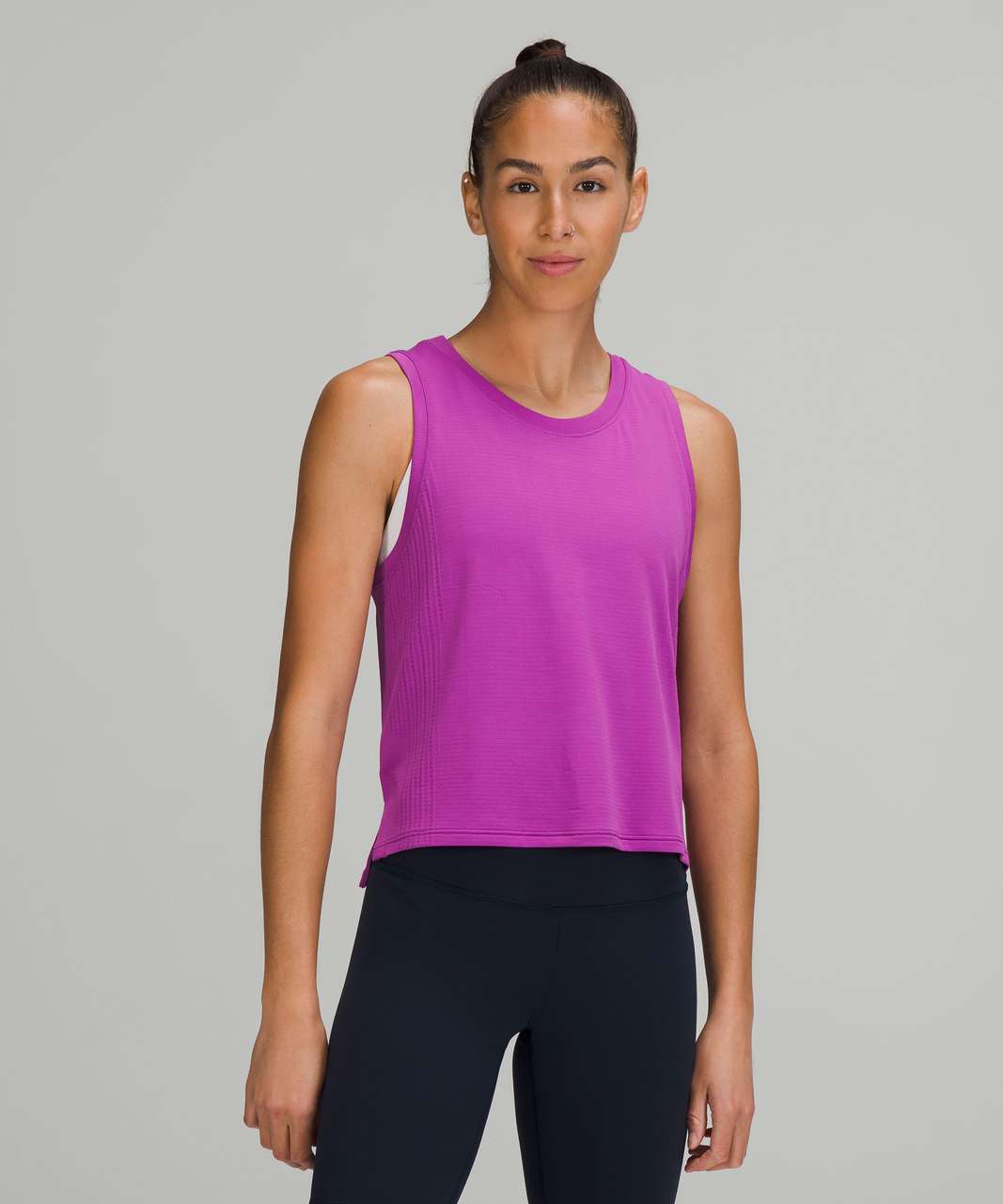 Lululemon Train to Be Tank Top - Vivid Plum / Vivid Plum - lulu