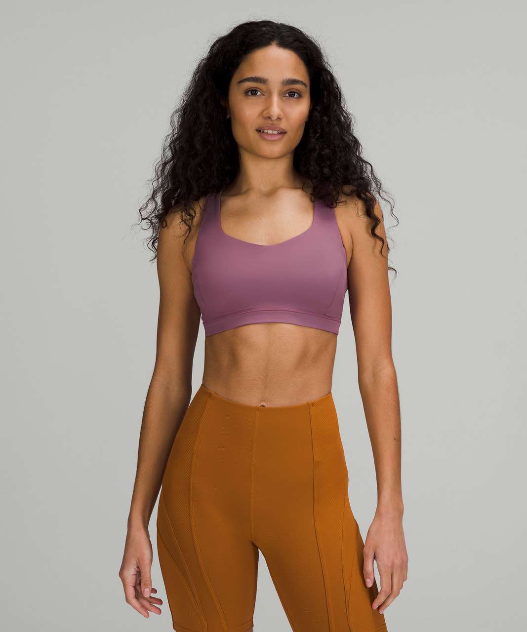 Lululemon Free To Be Bra - Plum - lulu fanatics