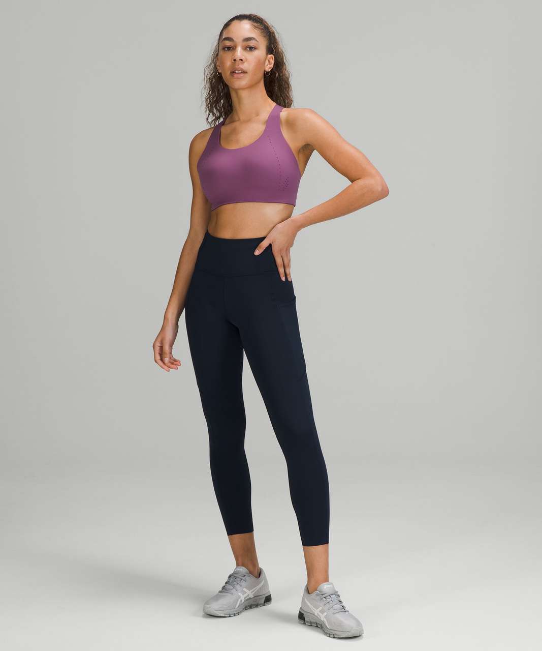 Lululemon AirSupport Bra High Support 34C Purple Lavender $98 new ~ BEST