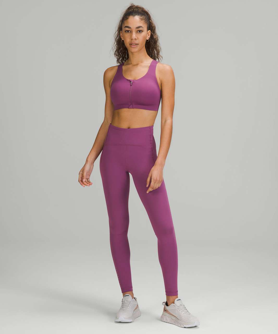 Girlfriend Collective POCKET HIGH RISE - Leggings - plum/purple 