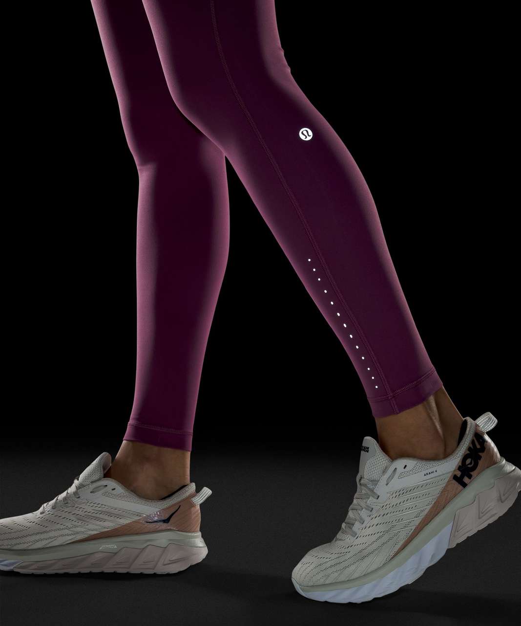 Lululemon Speed Tight *Cozy - Plum / Hyper Stripe Plum - lulu fanatics