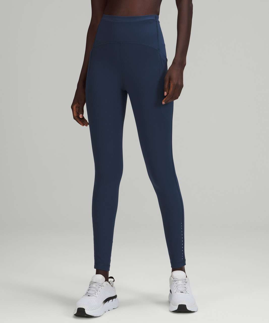 Lululemon Swift Speed HR Tight 28 Size 4 mineral Blue MINB Navy