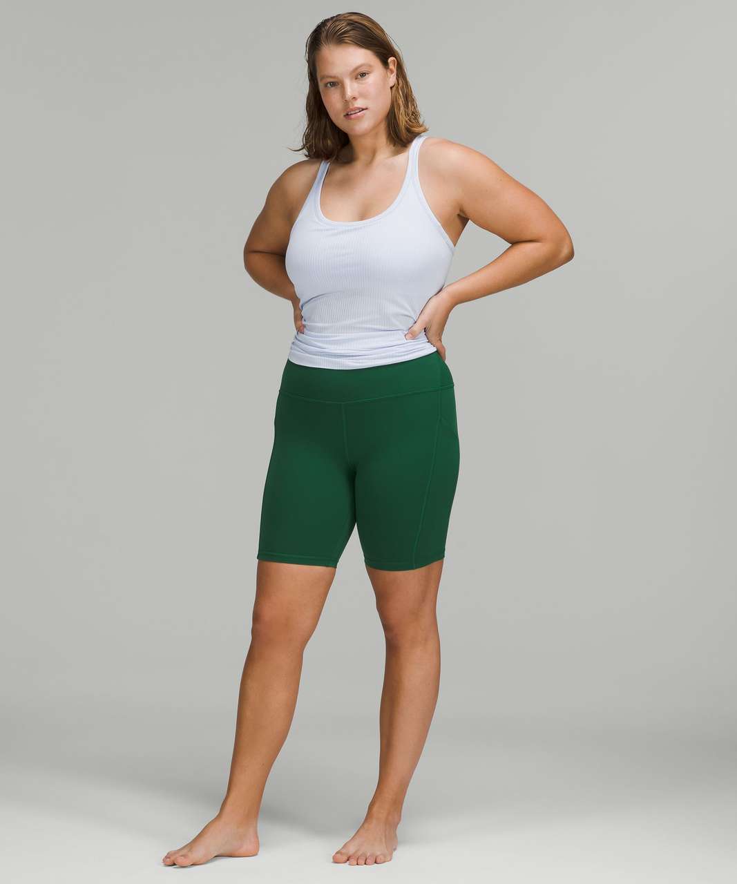 Lululemon Align High-Rise Short with Pockets 8" - Everglade Green