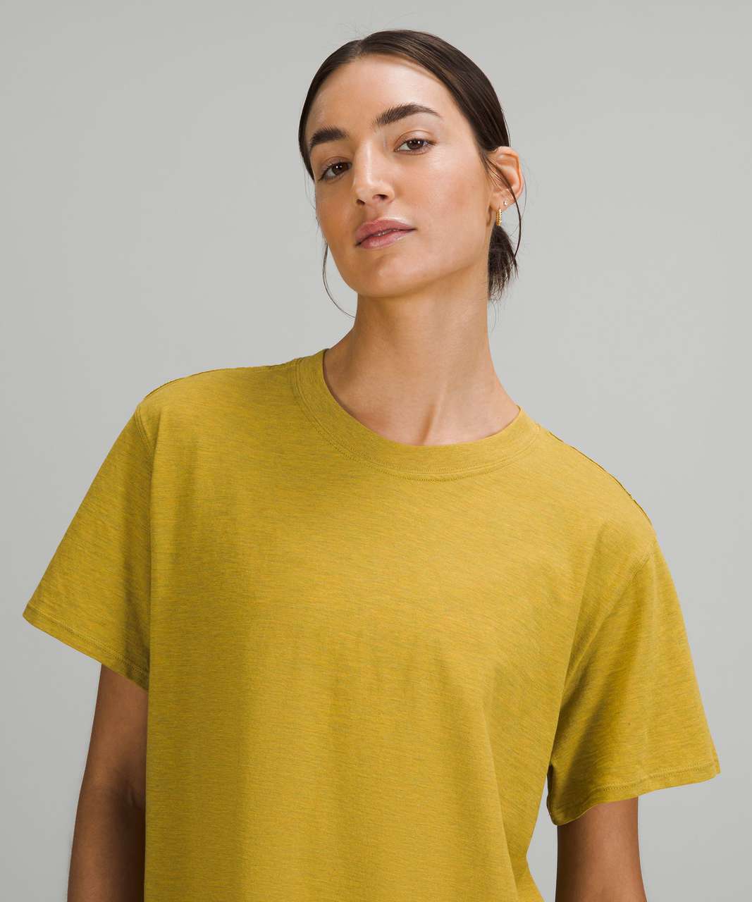 Lululemon All Yours Cotton T-Shirt - Heathered Auric Gold