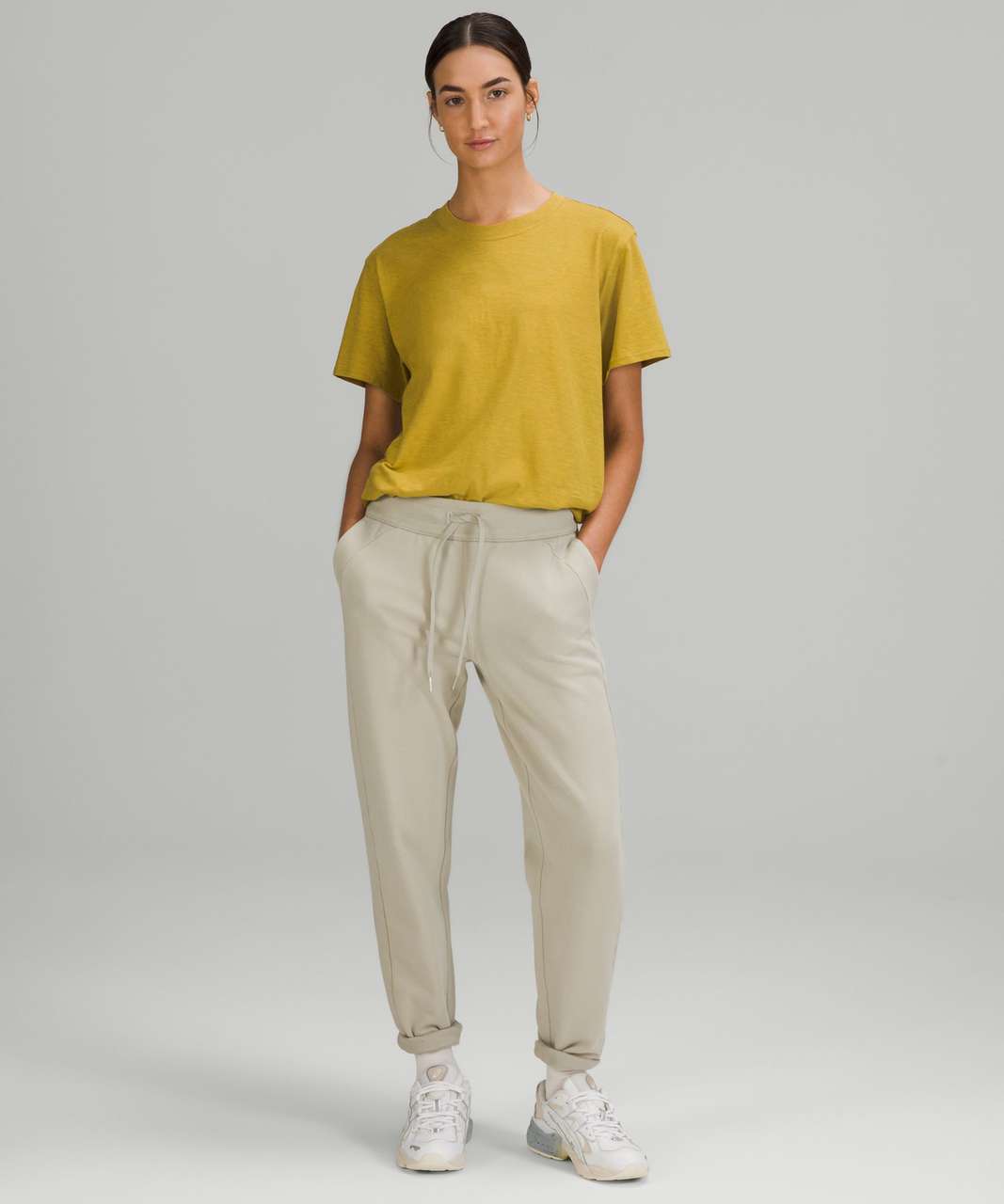 Lululemon All Yours Cotton T-Shirt - Heathered Auric Gold