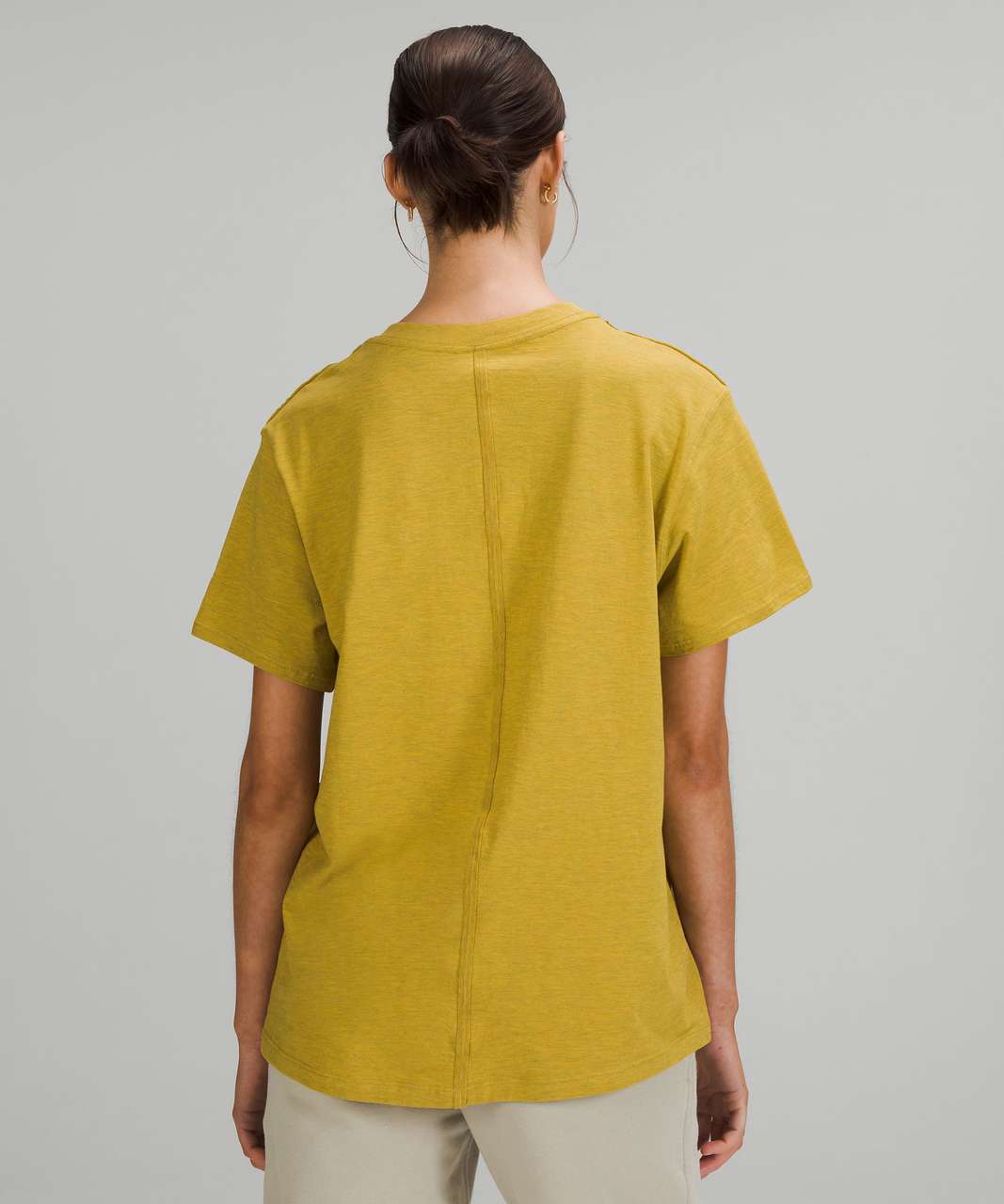 Lululemon All Yours Cotton T-Shirt - Heathered Auric Gold