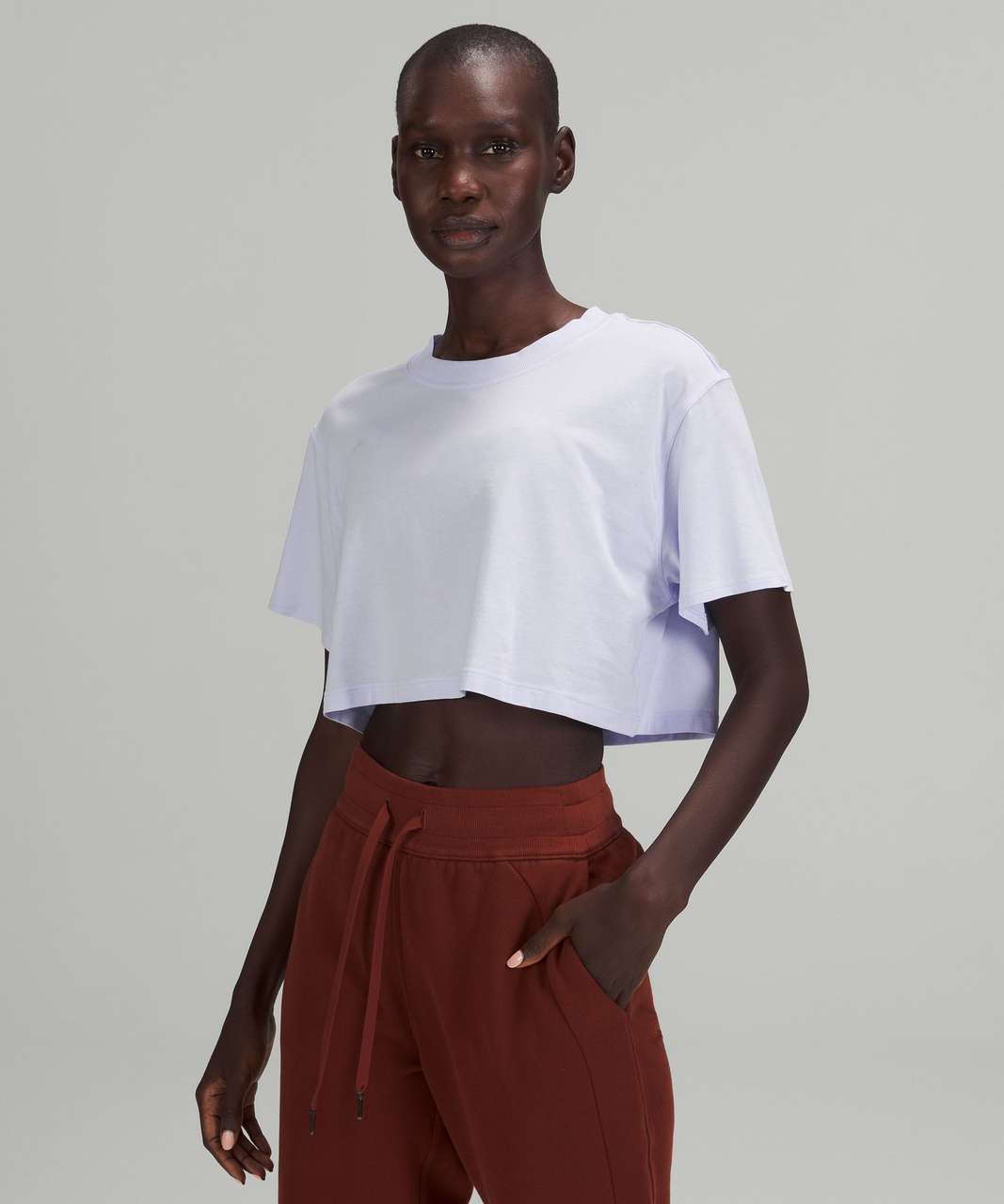 All Yours cropped Pima cotton T-shirt