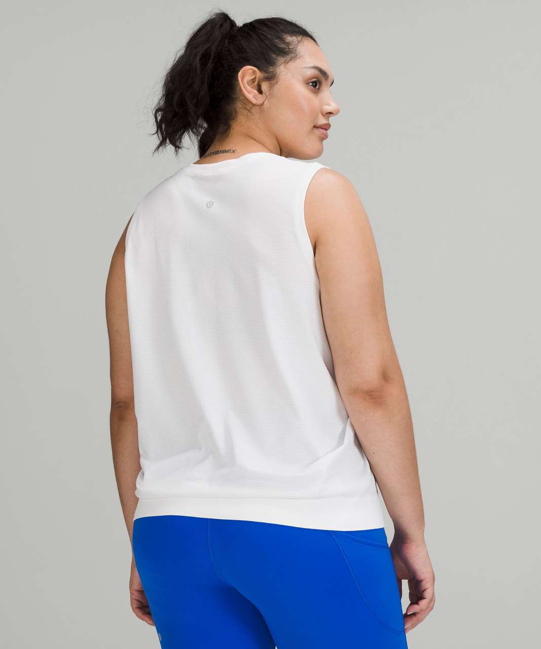 Lululemon Swiftly Relaxed Muscle Tank Top - White / White