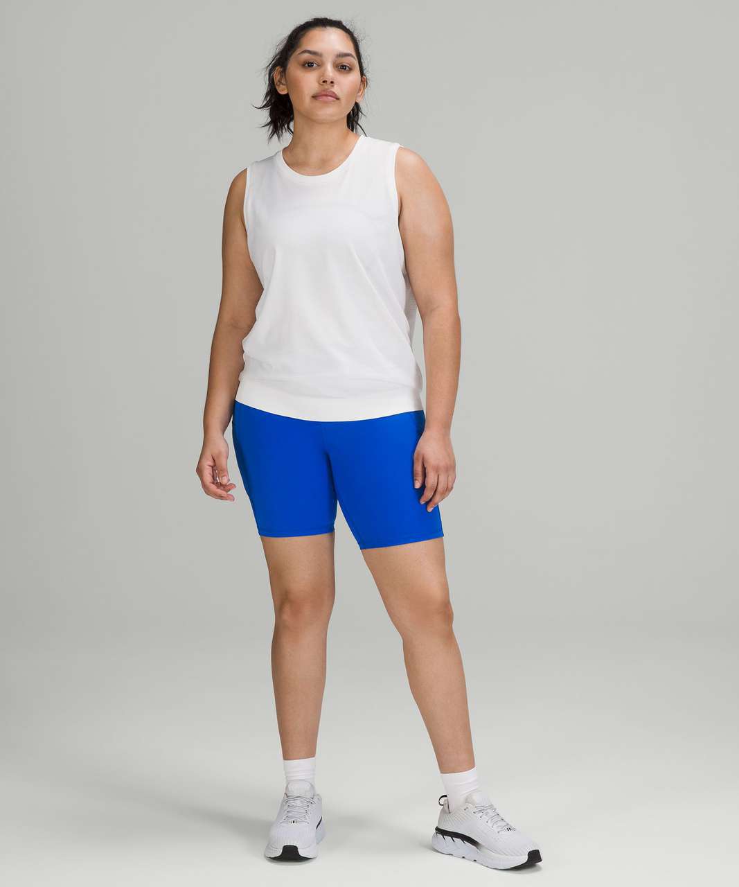 Lululemon Swiftly Relaxed Muscle Tank Top - White / White