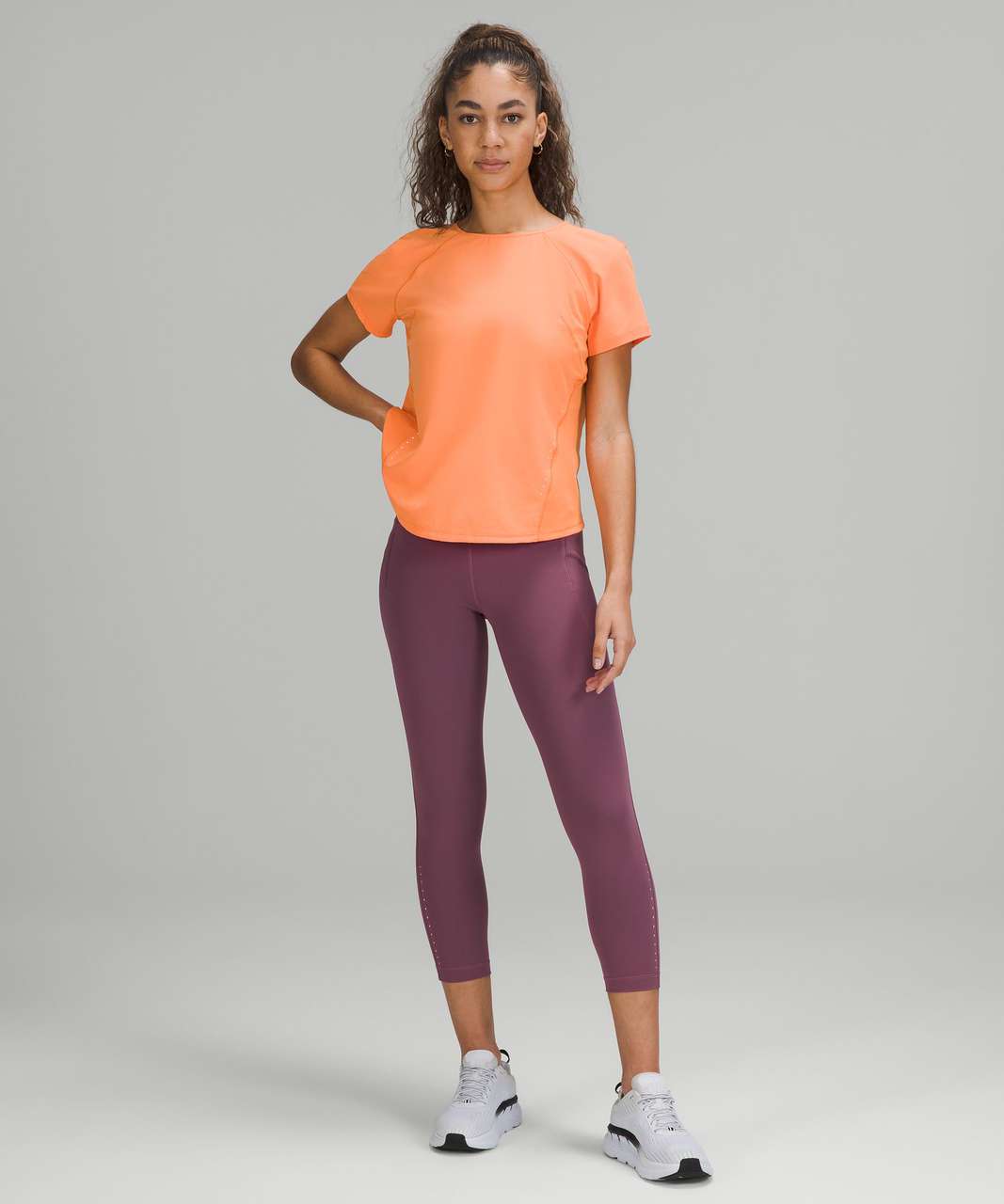 Lululemon Swift Speed High-Rise Crop 23 - Teal Lagoon - lulu fanatics