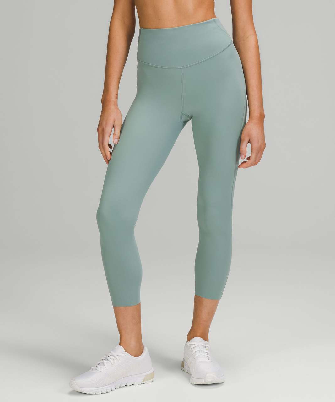 Lululemon Base Pace High-Rise Crop 23 - Everglade Green - lulu