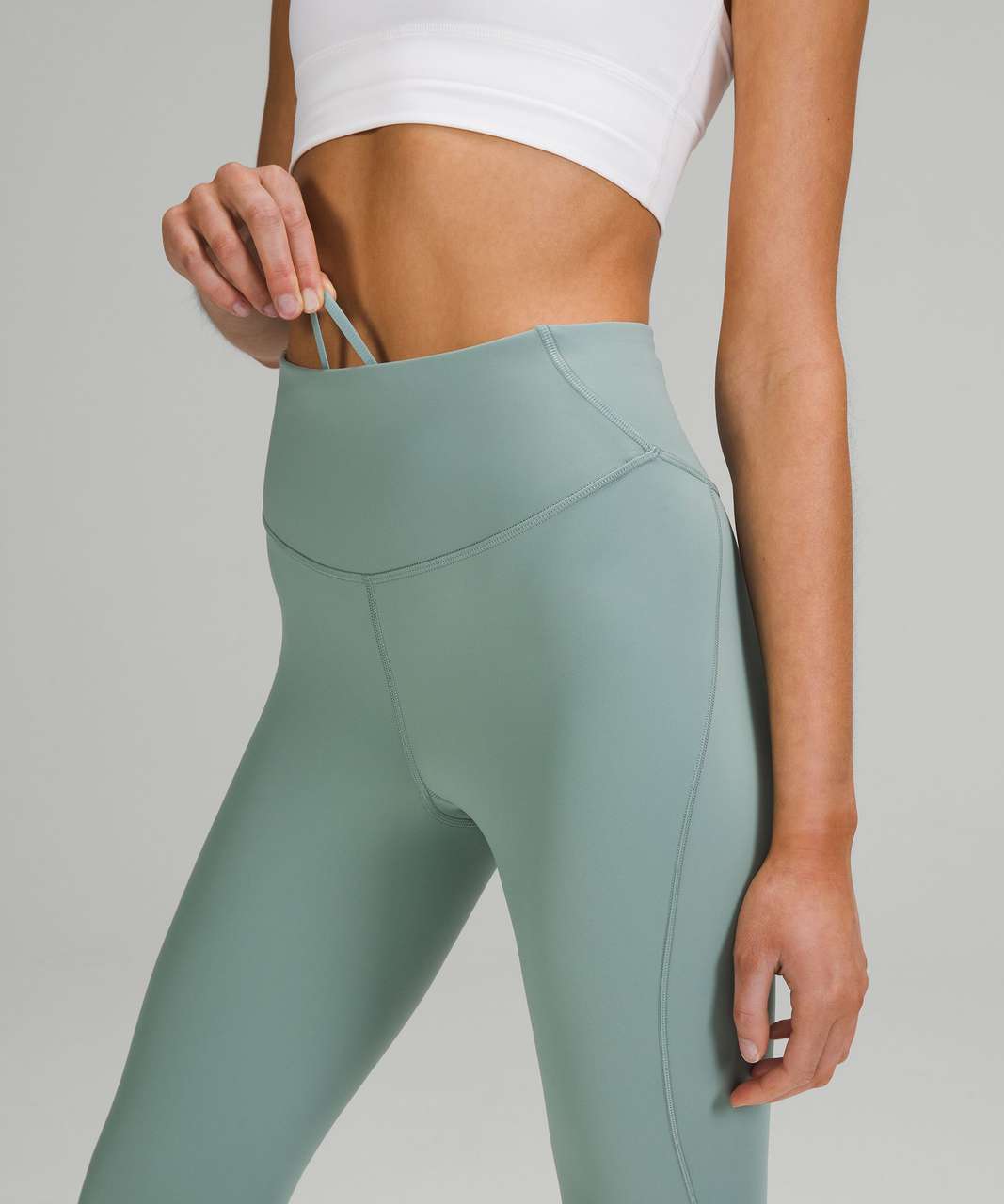 Base Pace High-Rise Crop 21, Estuary Grey Multi