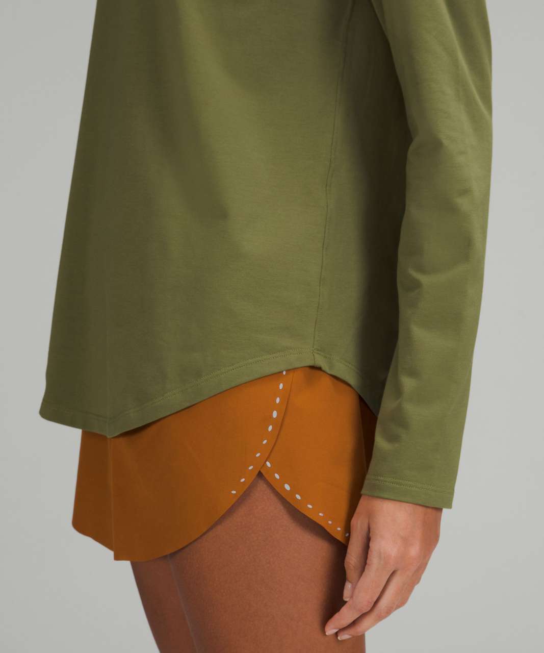 Lululemon Love Long Sleeve Shirt - Bronze Green