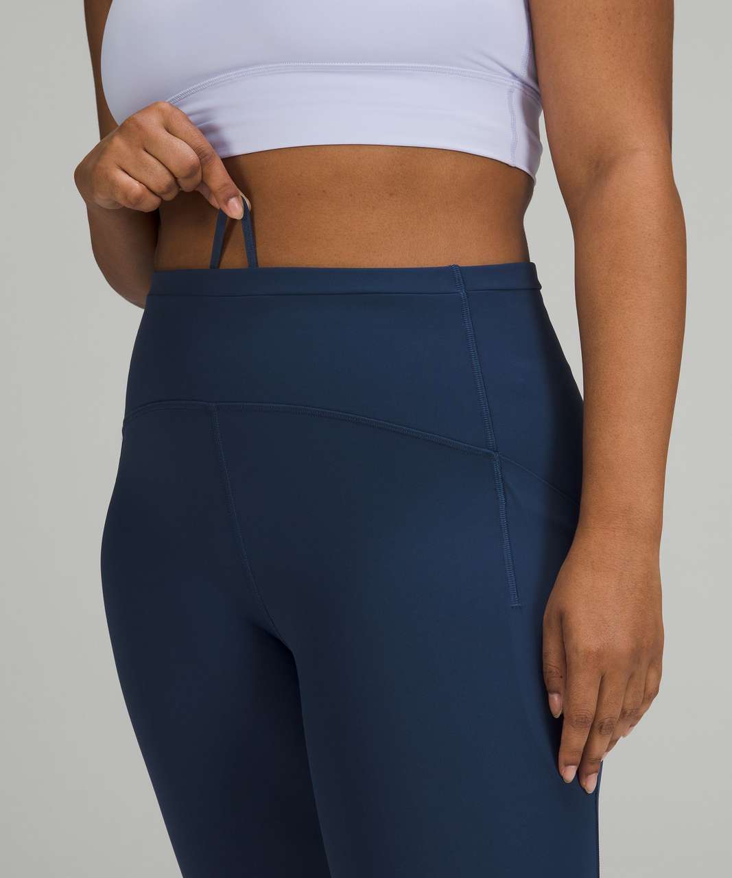 Lululemon Swift Speed High-Rise Crop 21 - Mineral Blue - lulu fanatics