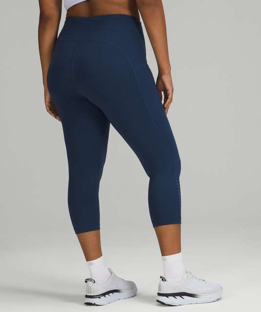 Lululemon Swift Speed High-Rise Crop 23 - Blazer Blue Tone - lulu