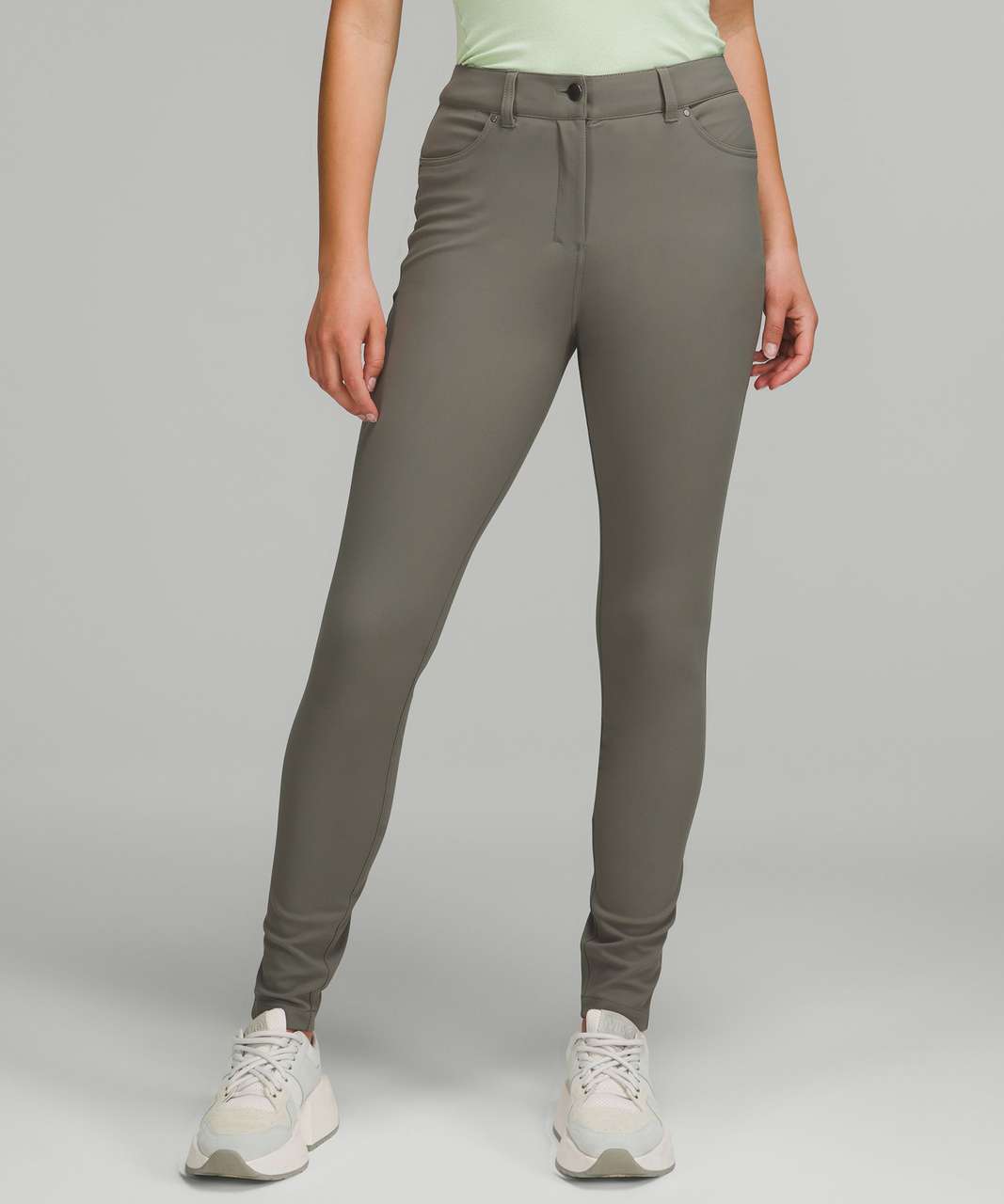 Lululemon On The Move Pant *Lightweight - Grey Sage - lulu fanatics