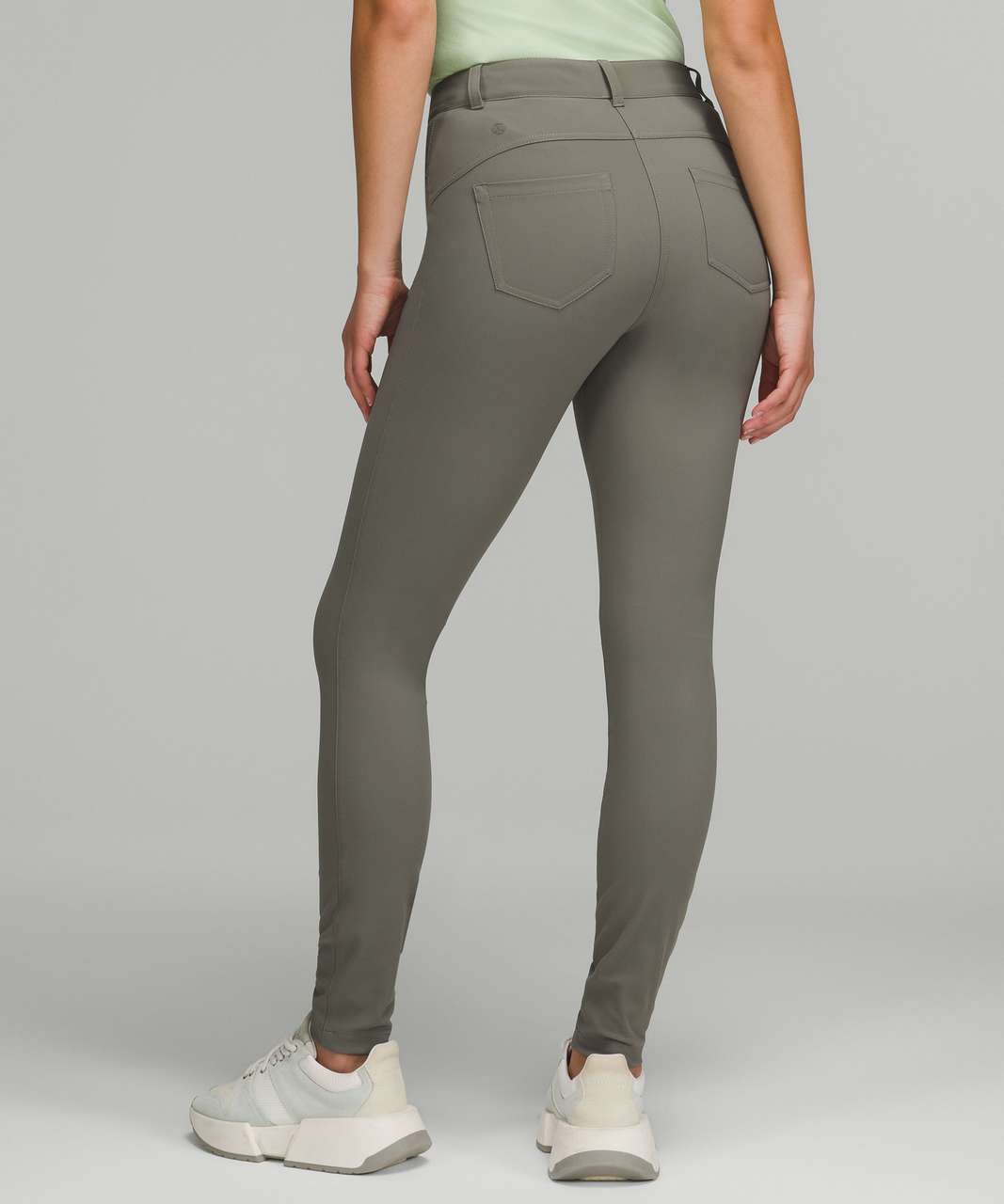 Lululemon City Sleek Slim-Fit 5 Pocket High-Rise Pant - Grey Sage
