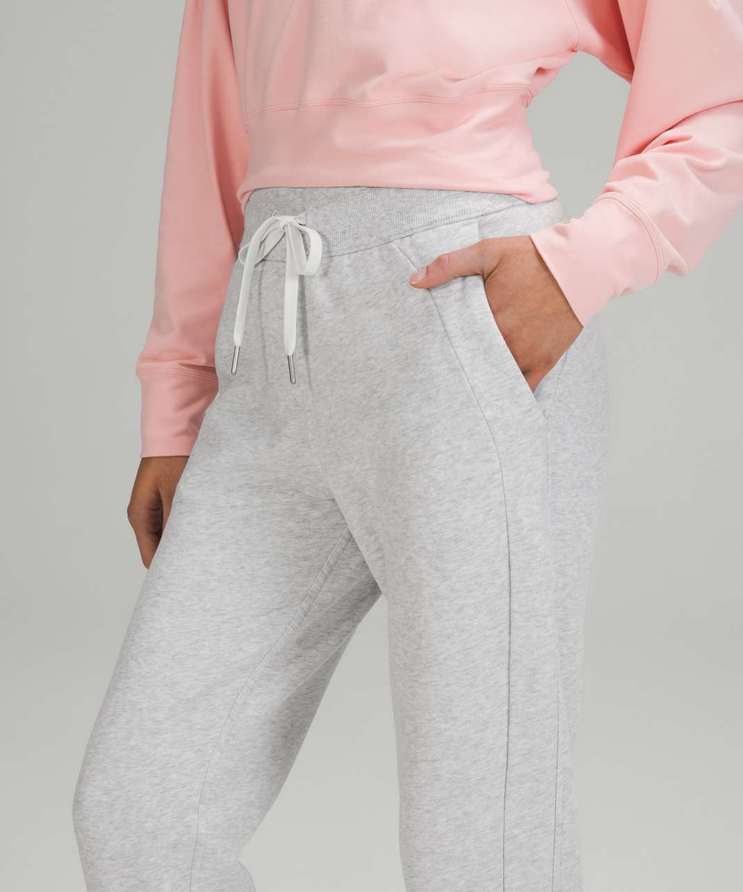 Lululemon Soft Ambitions High Rise Jogger - Heathered Core Ultra Light Grey  - lulu fanatics