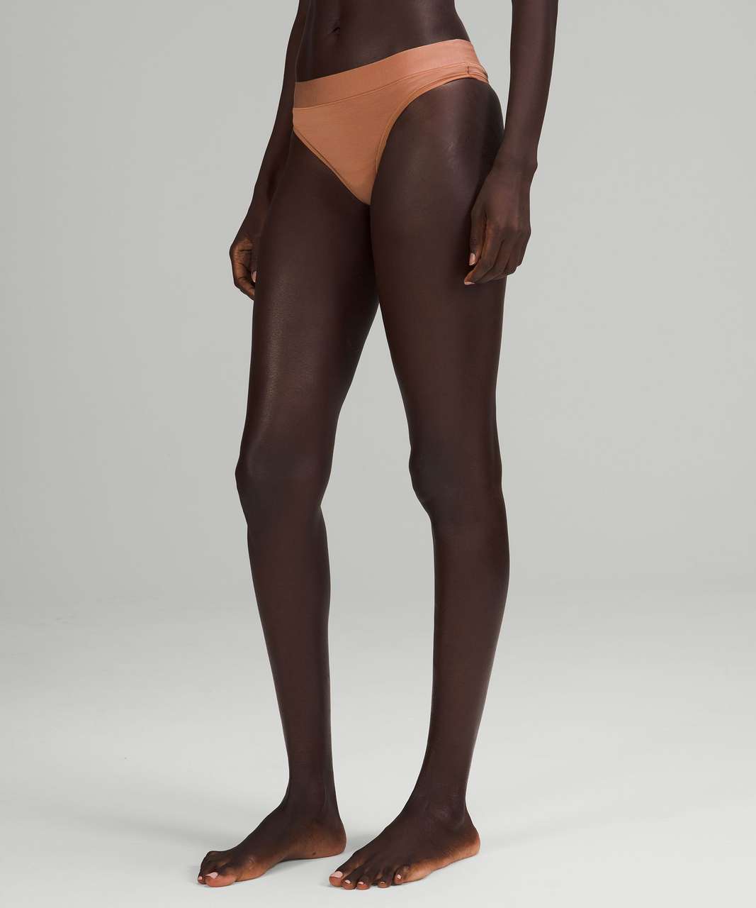 Lululemon UnderEase High-Rise Bikini Underwear - Dusty Clay - lulu fanatics