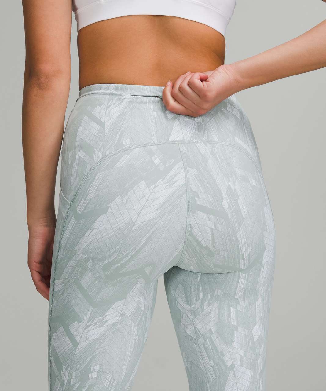 Speed High Waist Leggings - Off White Melange