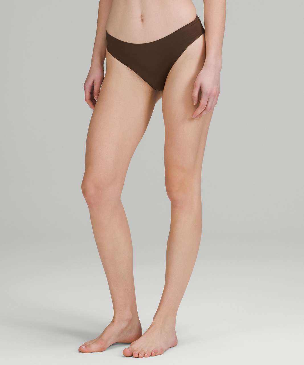 Lululemon InvisiWear Mid-Rise Thong Underwear - Offbeat Mini Chrome Black -  lulu fanatics
