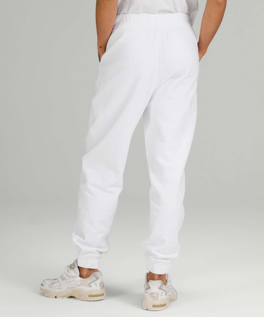 Lululemon Scuba High-Rise Jogger 7/8 Length - White Opal - lulu fanatics