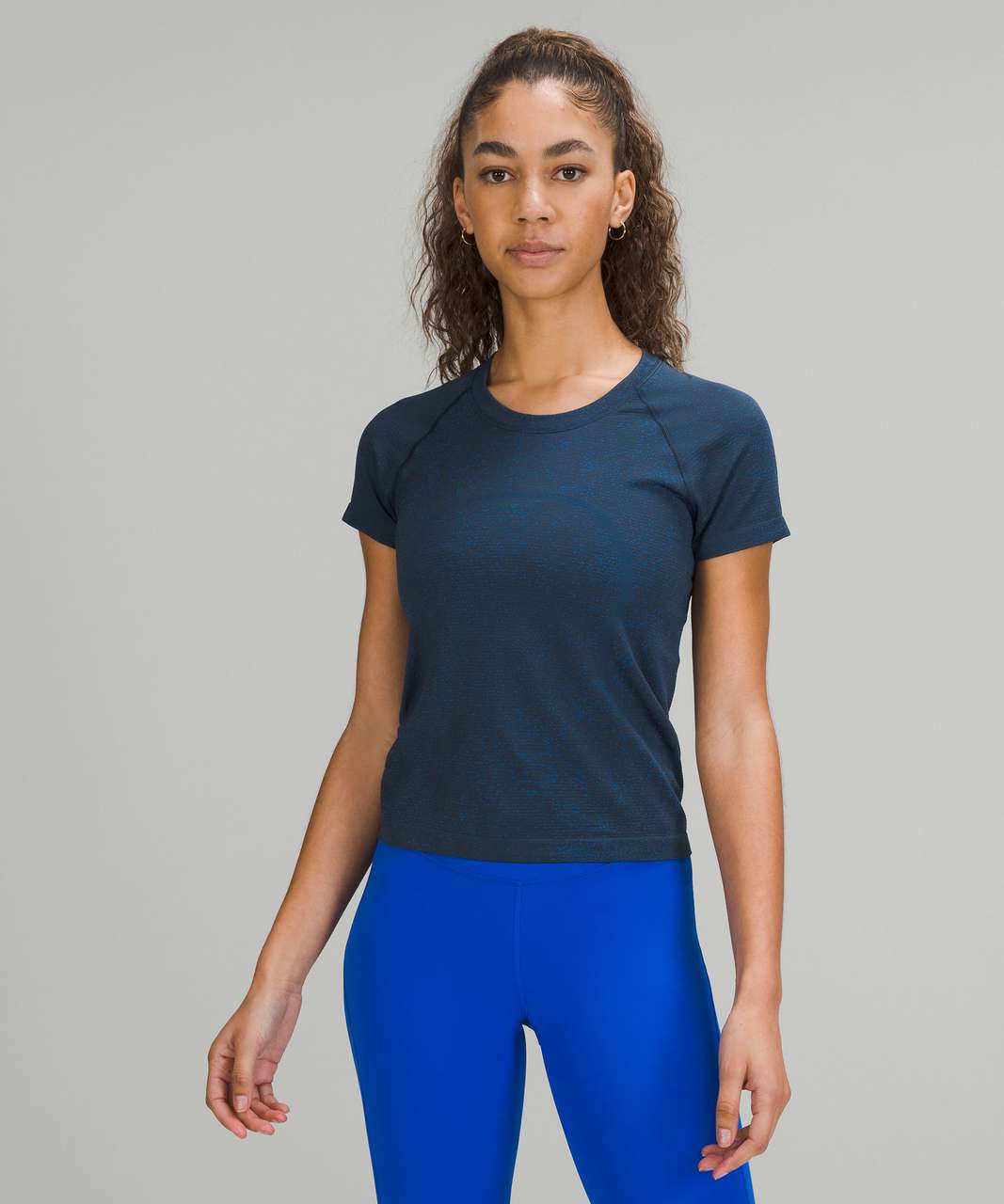 Lululemon Swiftly Tech Short Sleeve Shirt 2.0 - Blue Nile / Blue Nile -  lulu fanatics