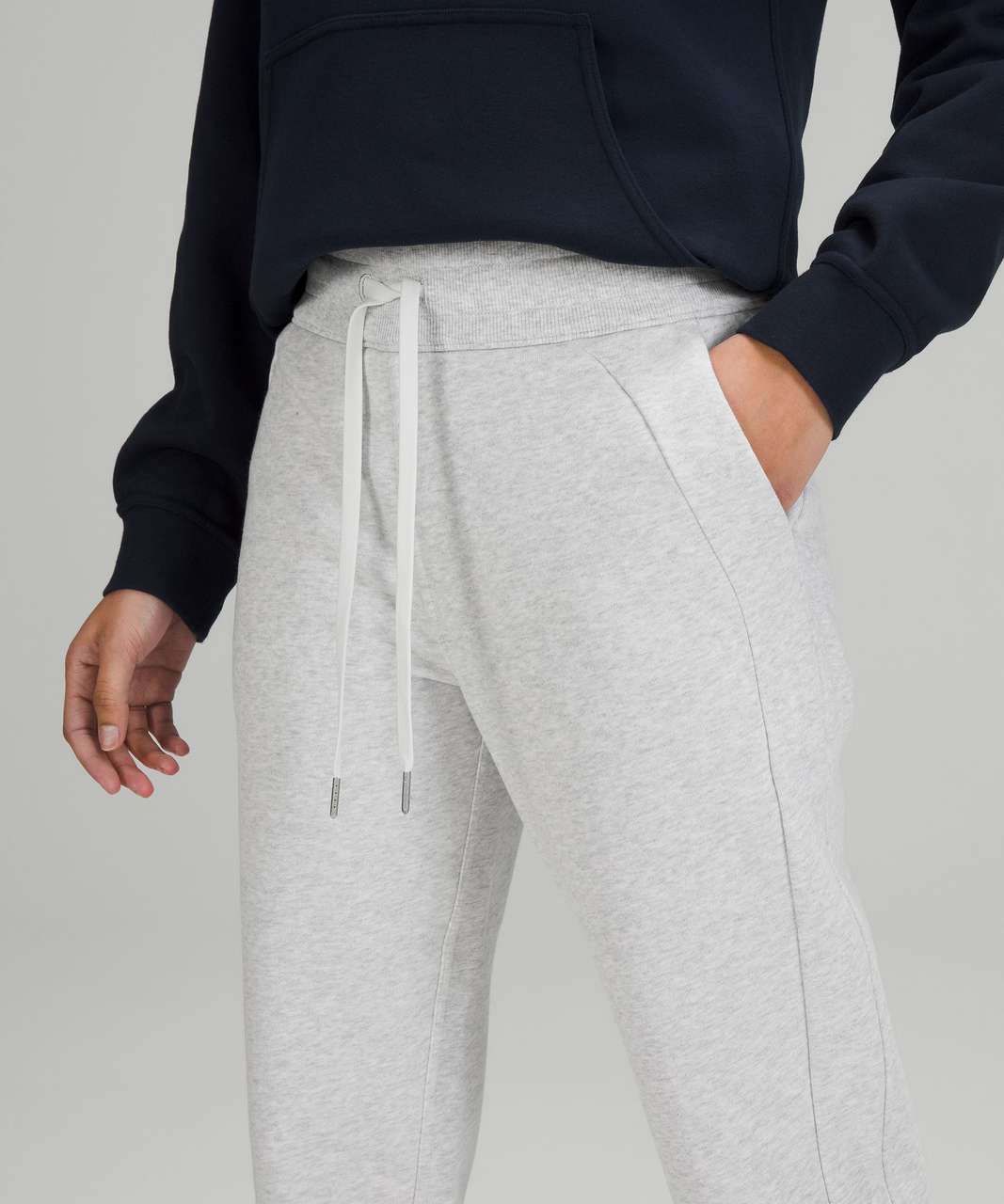 Lululemon Soft Ambitions High Rise Jogger - Heathered Core Ultra Light Grey  - lulu fanatics