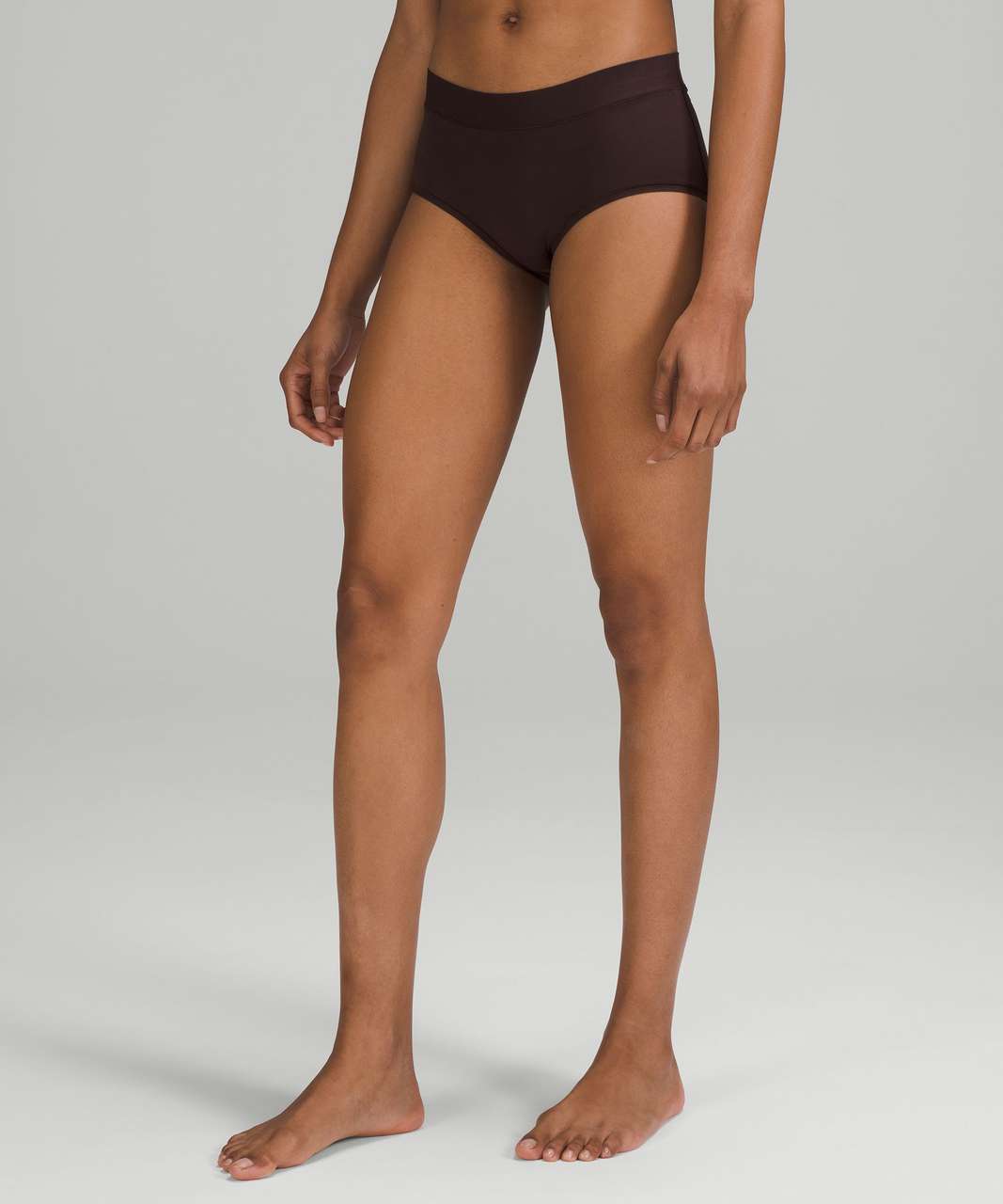 Lululemon UnderEase Mid-Rise Boyshort Underwear - French Press