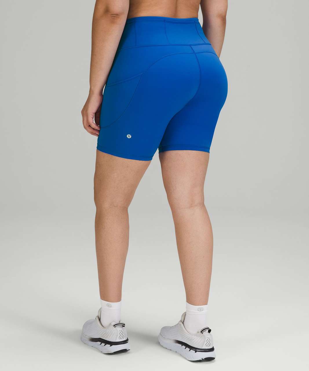 lightweight mid-rise shorts finally arrived 😄 (powder blue) : r/lululemon