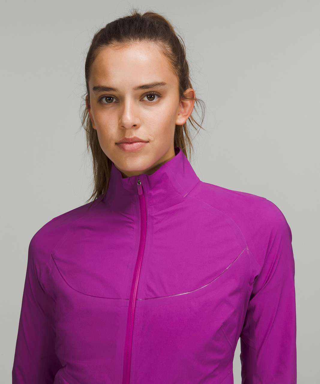 Lululemon Fast and Free Windbreaker - Vivid Plum