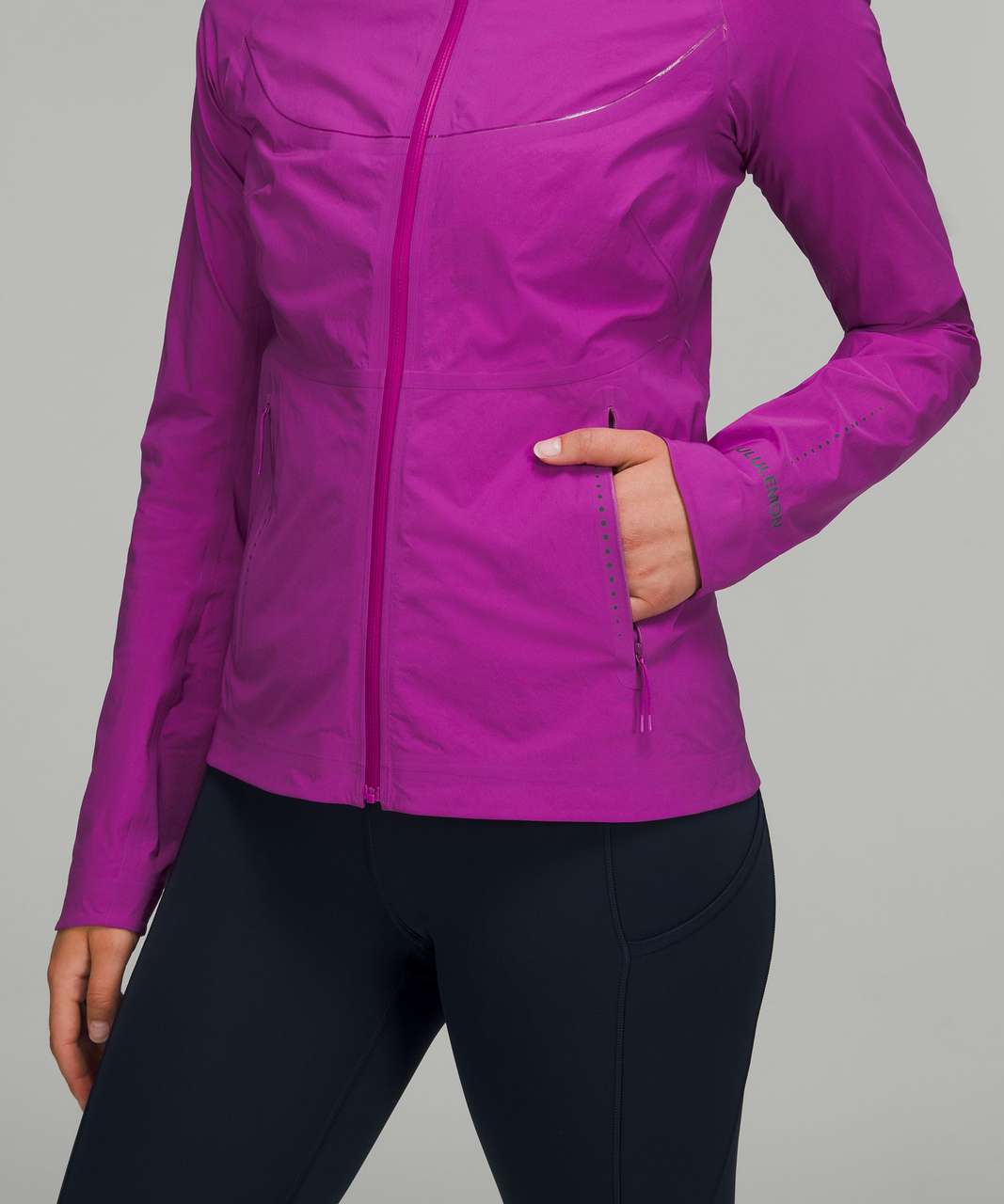 Lululemon Fast and Free Windbreaker - Vivid Plum