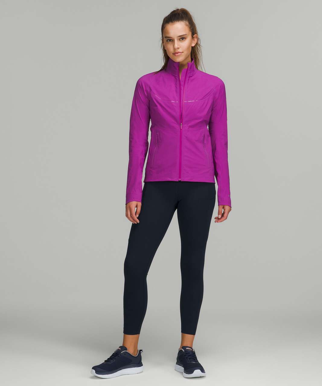 Lululemon Fast and Free Windbreaker - Vivid Plum