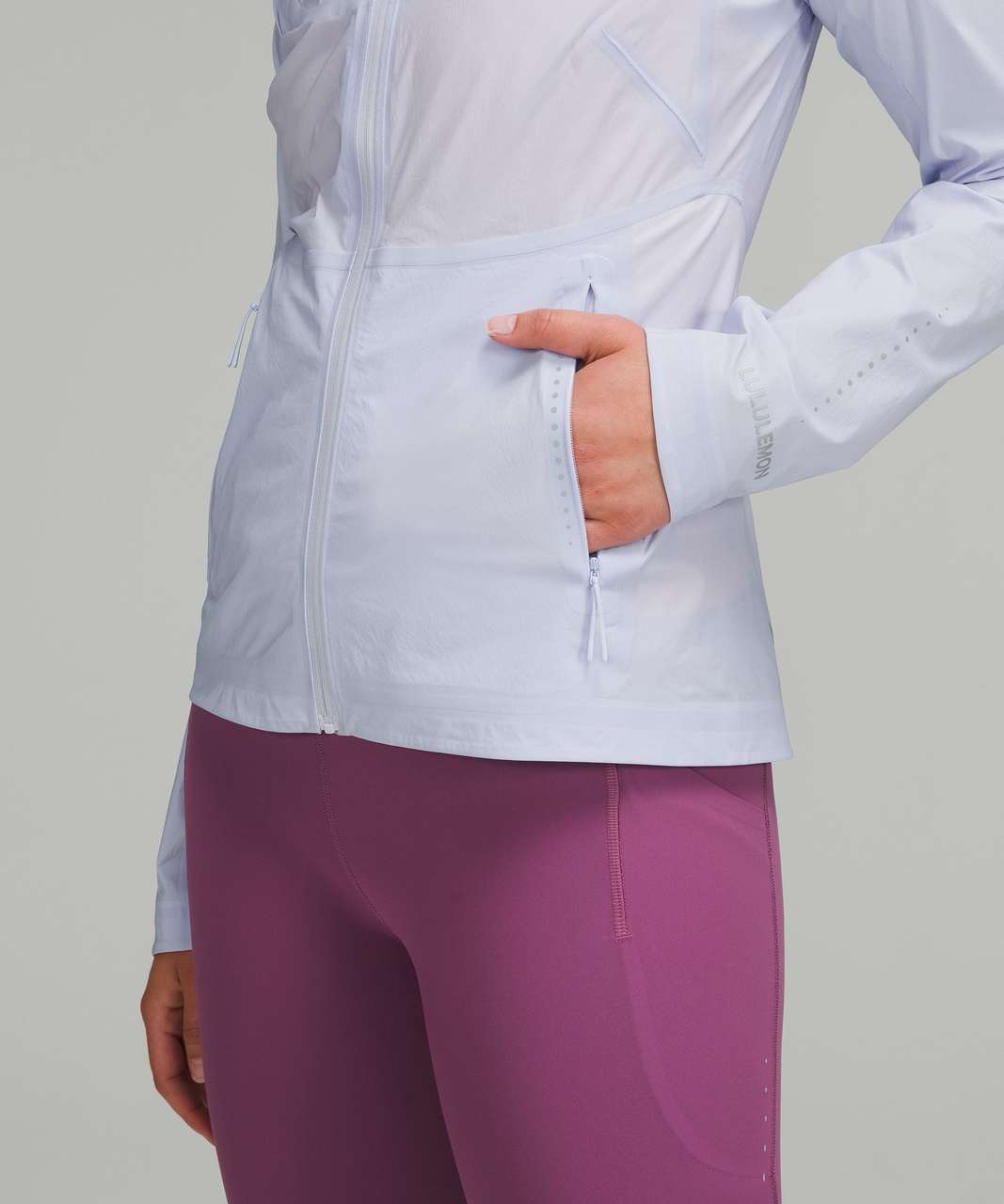 Lululemon Fast and Free Windbreaker - Pastel Blue