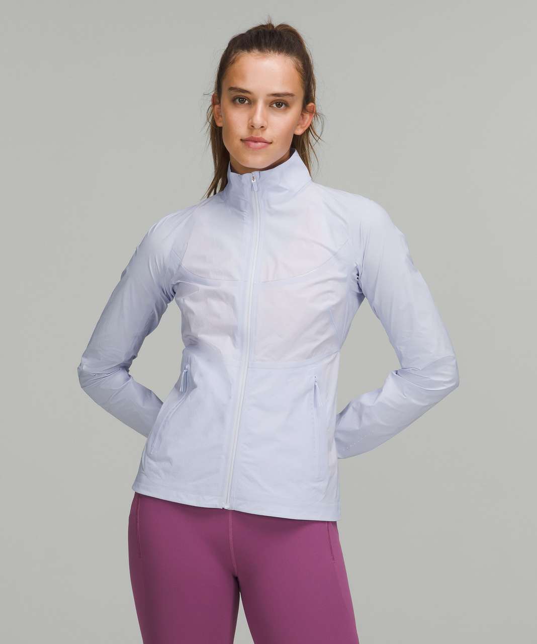 Lululemon Fast and Free Windbreaker - Pastel Blue